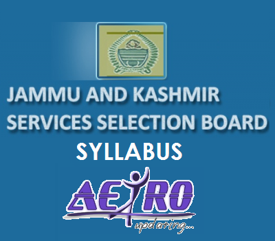 admin JKSSB Notification: Syllabus for various posts