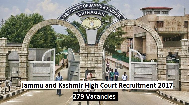 jkhighcourt759 Jammu & Kashmir High Court Recruitment: 279 Vacancies. Graduates can apply.