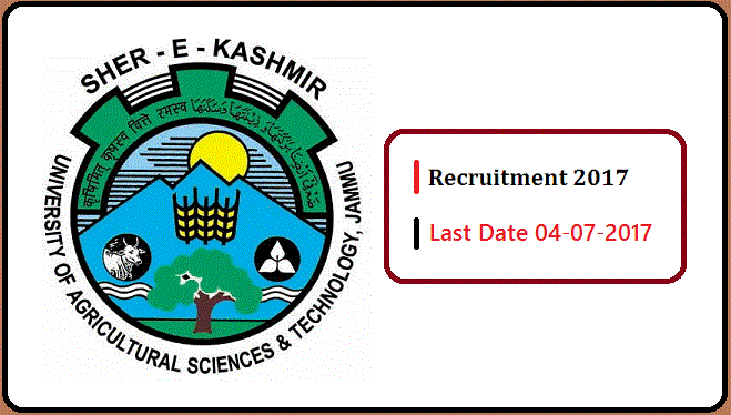 sher e kashmir university agricultural sciences technology 1 SKUAST Kashmir Recruitment 2017: Lecturer Vacancy for Any Graduation
