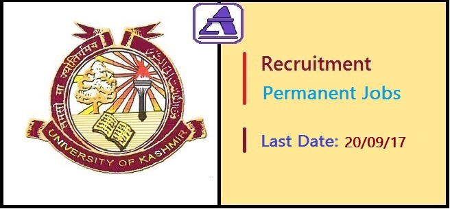 Multiple Vacancy for B.Sc, B.E/B.Tech, LLB, BCA, Graduate : University of Kashmir