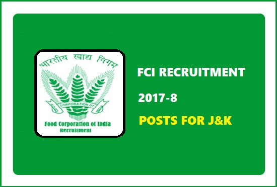 fci recruitment 2016 17 Recruitment at Food Corporation of India (FCI) | Ministry of Consumer Affairs