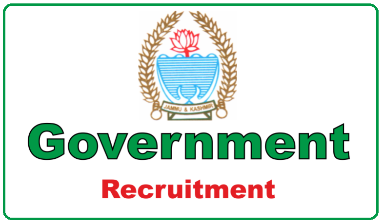 Jammu and Kashmir Government Recruitment 2018 : Last Date 30-01-2018