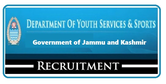 Government of Jammu and Kashmir, District Youth Service and Sports Recruitment 2018