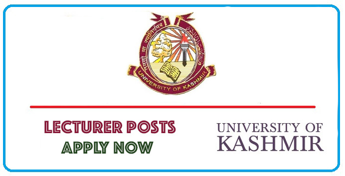 University of Kashmir Recruitment for Lecturer Posts