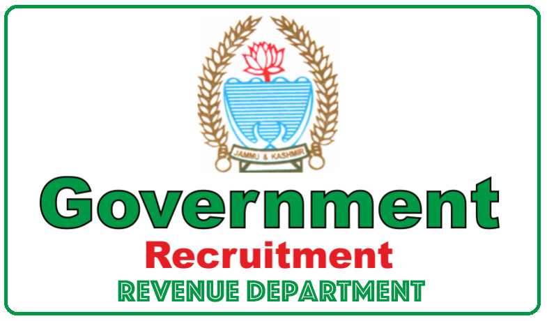 Government of Jammu and Kashmir Revenue Department Recruitment 2018