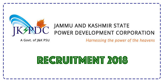 jkspdc 1 Jammu and Kashmir State Power Development Corporation Limited Recruitment 2018