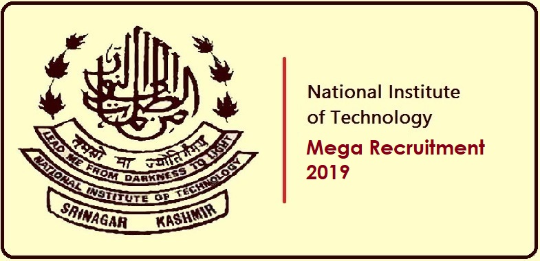 National Institute of Techn NIT NIT SRINAGAR RECRUITMENT FOR FACULTY POSITIONS | VARIOUS POSTS
