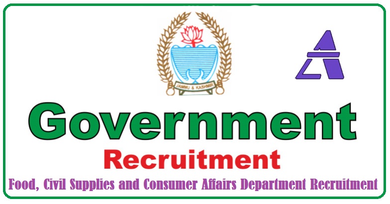 Food, Civil Supplies and Consumer Affairs Department Recruitment for J&K