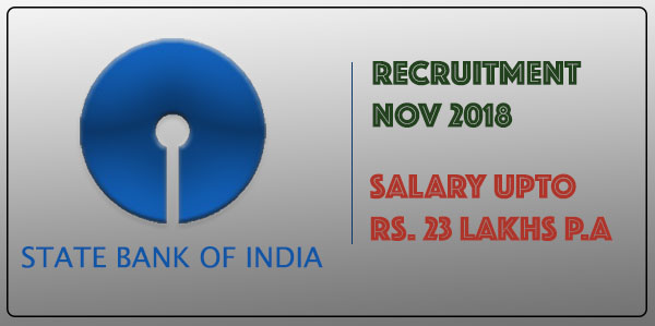Recruitment Of Specialist Cadre Officers In State Bank of India