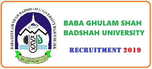 Baba Ghulam Shah Badshah University BGSBU Recruitment 2019