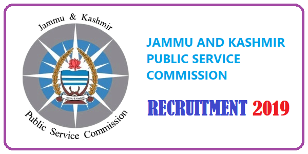 JKPSC Fresh Recruitment 2019 for AE Posts