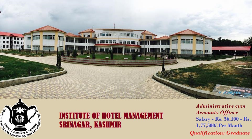 Institute of Hotel Management – Administrative cum Accounts Officer posts