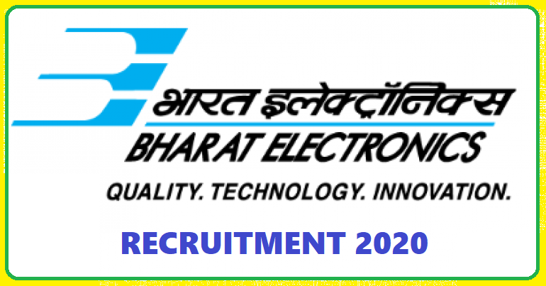 BEL Recruitment Notification 2020 for Various Posts