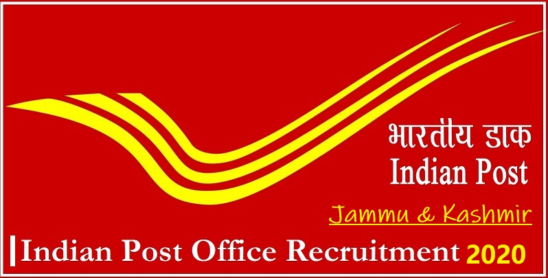 India Post Mega Recruitment 2020 for J&K