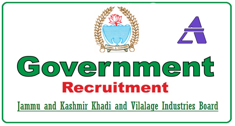 J&K Khadi & Village Industries Jobs Recruitment 2020