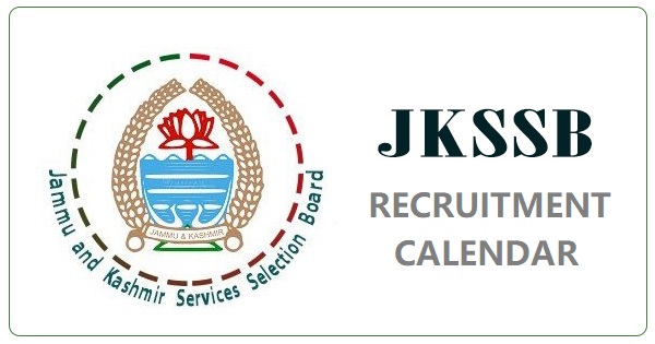 jkssb 2 Jammu and Kashmir Services Selection Board issues Recruitment Calendar
