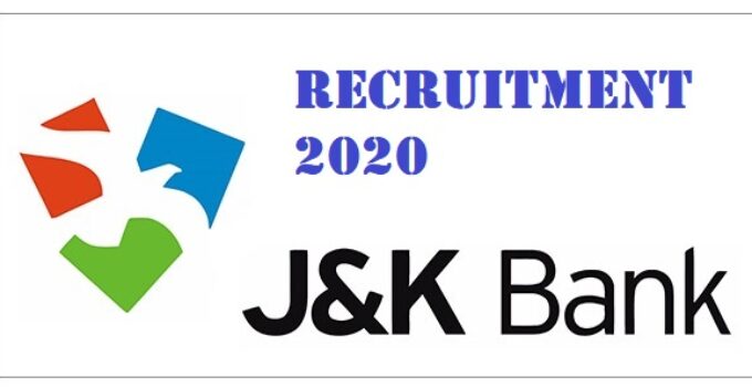 JK Bank 1 Jammu and Kashmir Bank Fresh Recruitment for Various Posts