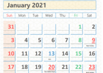 Jammu and Kashmir Calendar 2021 – PDF Free Download