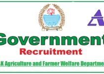 J&K Agriculture and Farmer Welfare Department Jobs Recruitment 2021