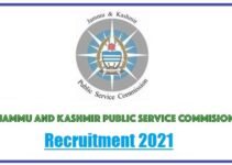 JKPSC Recruitment 2021 : Apply for various Officer Posts advertised