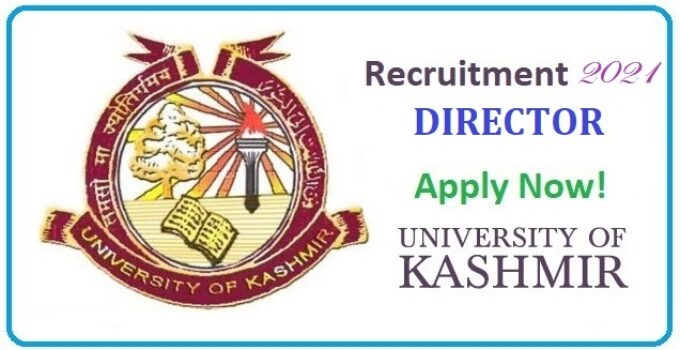 Kashmir University Logo jrf srf copy Kashmir University Recruitment for the post of Director. Entry Pay of Rs. 1,44,200