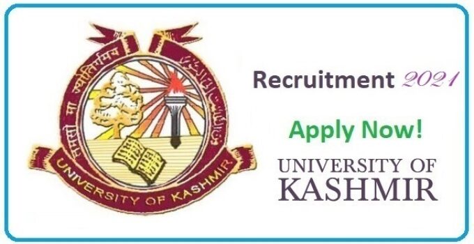 Kashmir University Logo jrf srf copy 1 Various Posts advertised by University of Kashmir