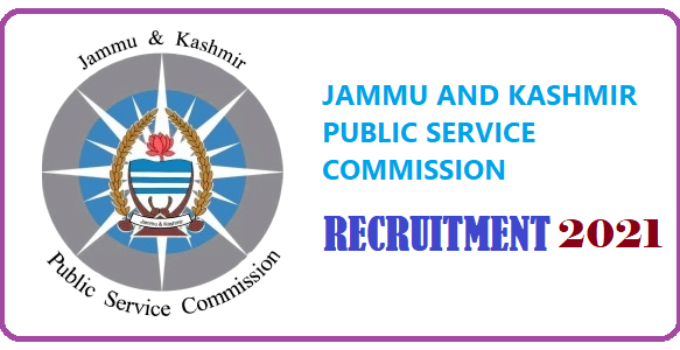 JKPSC : Recruitment Notification for Various Posts