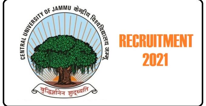 Central University of Jammu Recruitment 2021