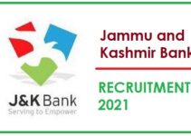 Jammu and Kashmir Bank Recruitment for Probationary Officers and Banking Associates