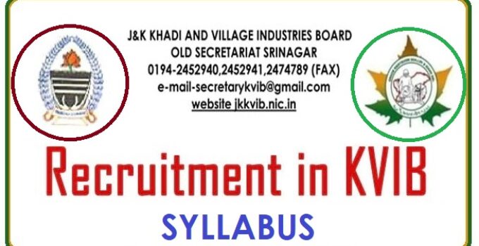 wsi imageoptim kvib jammu kashmir logo JKKVIB: Important Notification for Law Officer, Supervisor, & Other Posts including Syllabus
