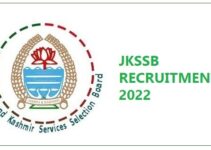 JKSSB Recruitment Notification for 1045 posts.