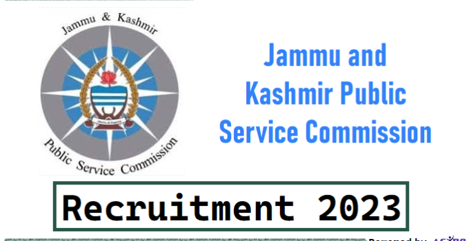 JKPSC Issue Notification for Recruitment of Various Posts of Lecturers