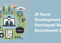 JK Rural Development & Panchayati Raj Recruitment 2024