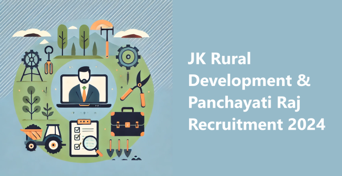 JK Rural Development & Panchayati Raj Recruitment 2024