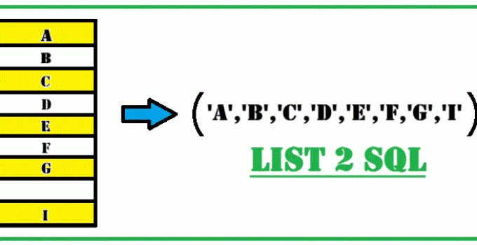 List Items to SQL Select Query Converter